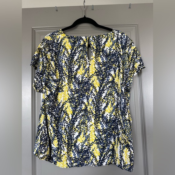 Boden Scoop Neck Silk Blend Women’s Floral Short Sleeved Blouse - Picture 4 of 5